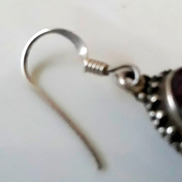 MYSTIC TOPAZ SILVER EARRINGS - Picture 8 of 8